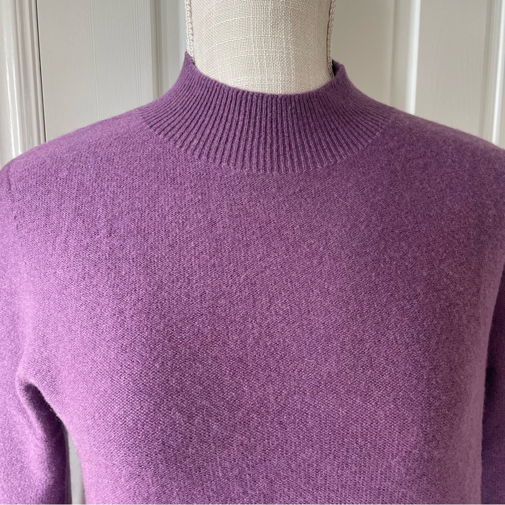 New Purple Women's 100% Wool Sweater (Size M) - Picture 6 of 8